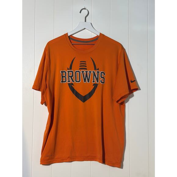 Nike Cleveland Browns Dri-FIT Graphic T-Shirt NFL Fan Apparel - Picture 1 of 8
